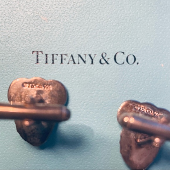 Authentic Tiffany & Co. Ram Head Cufflinks – Sterling Silver Elegance - Picture 6 of 7